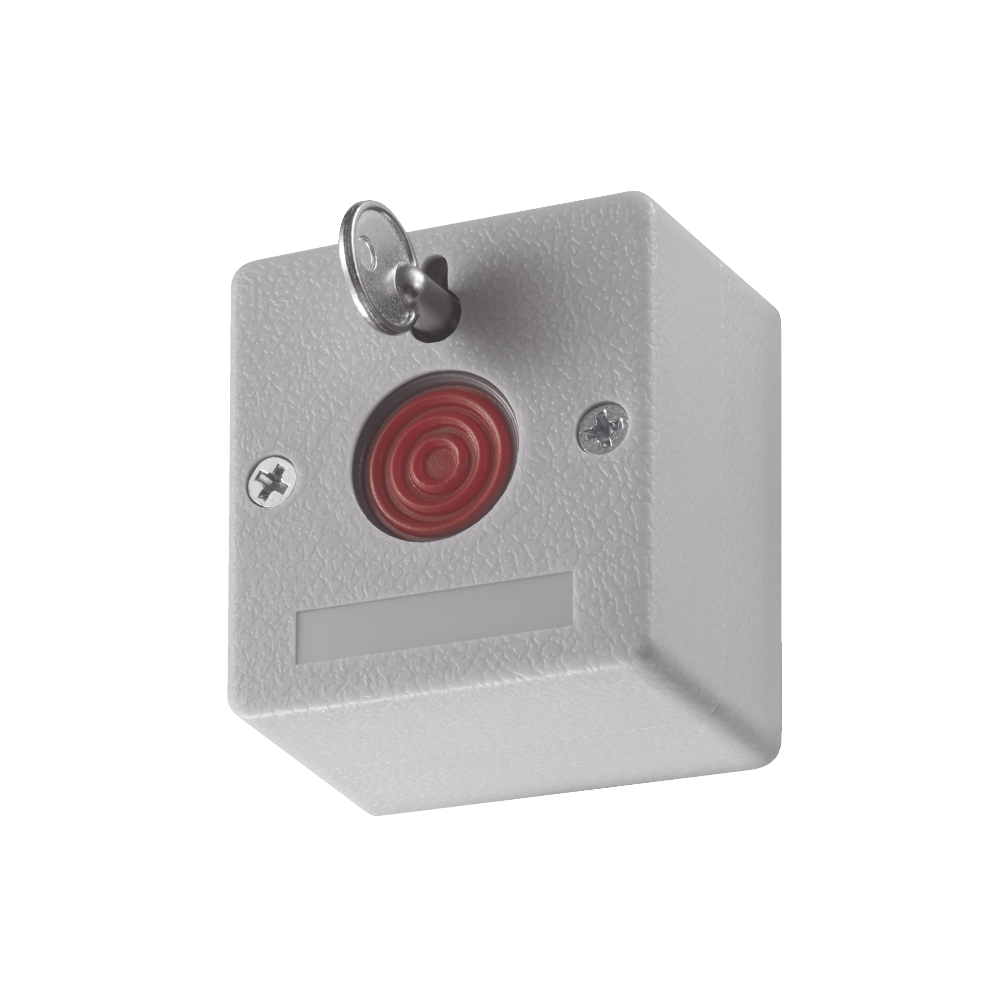 DS-PD1-EB|Botón de Pánico Cableado / Compatible con Cualquier Panel de Alarma / LLave de Seguridad / NA/NC / Material Retardante al Fuego (ABS)